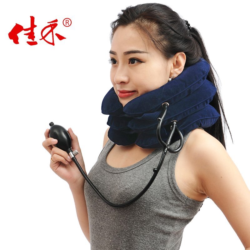 佳禾颈椎牵引器家用充气拉伸器脖子矫正护颈椎理疗仪按摩颈托男女在类目 OTC药品/医疗器械/计生用品, 医疗器械, 颈椎牵引器(器械)中 - 来自Buy2taobao.com提供专业的淘宝代购服务