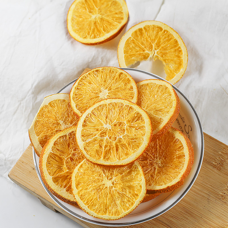 冻干橙子片橙子圈干冻干香橙丁蛋糕装饰烘焙原料烘干橙子圈水果干