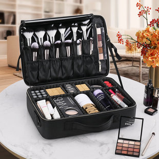 NICELAND大容量化妆包女便携旅行化妆品收纳包袋手提箱盒