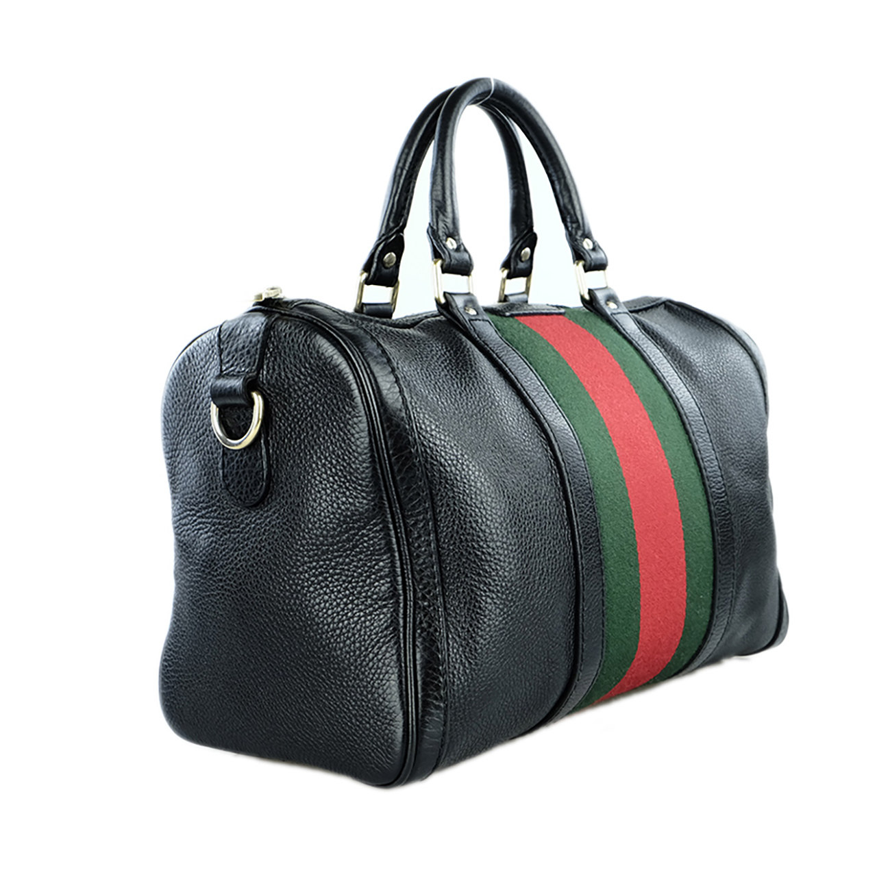 [9.5新]古驰gucci女士黑色波士顿包手提包单肩包