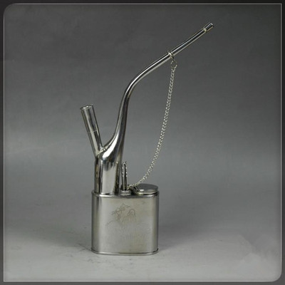 金泰复古老式不锈钢小烟锅水过滤烟斗水烟袋水烟壶水烟筒细烟丝斗