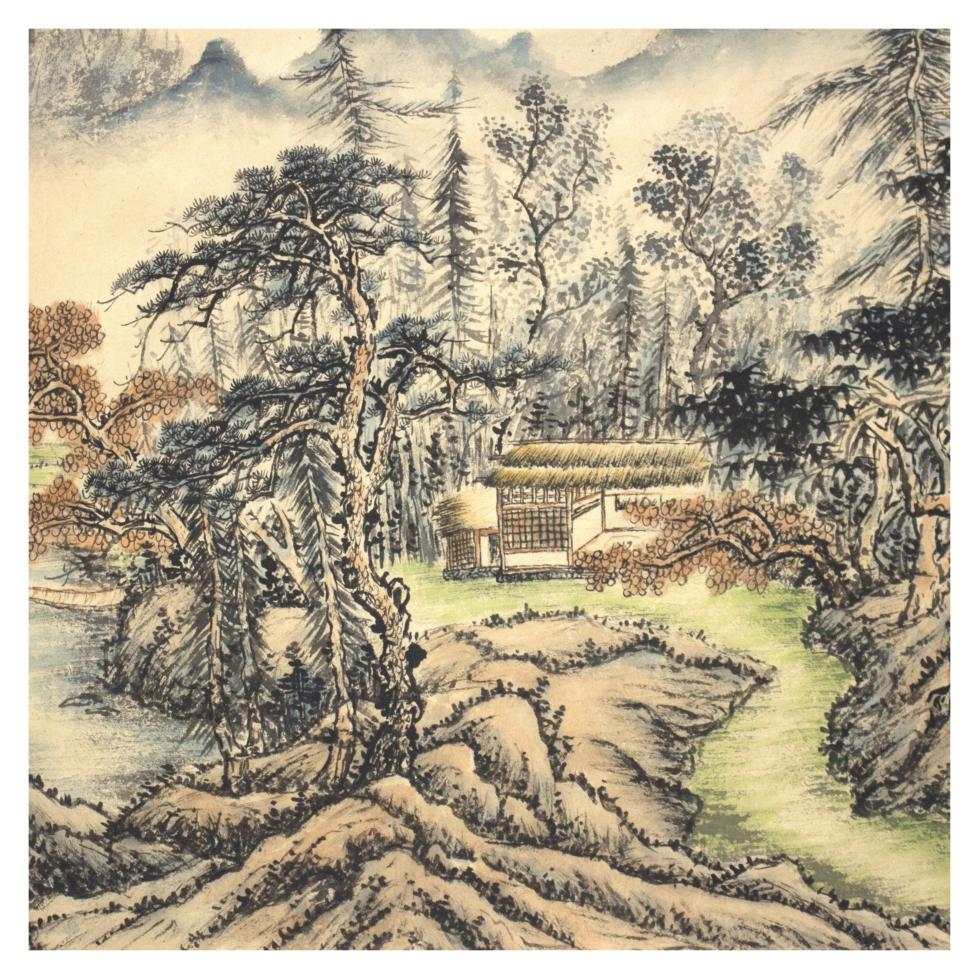 王慧《溪山秋韵》清华大学