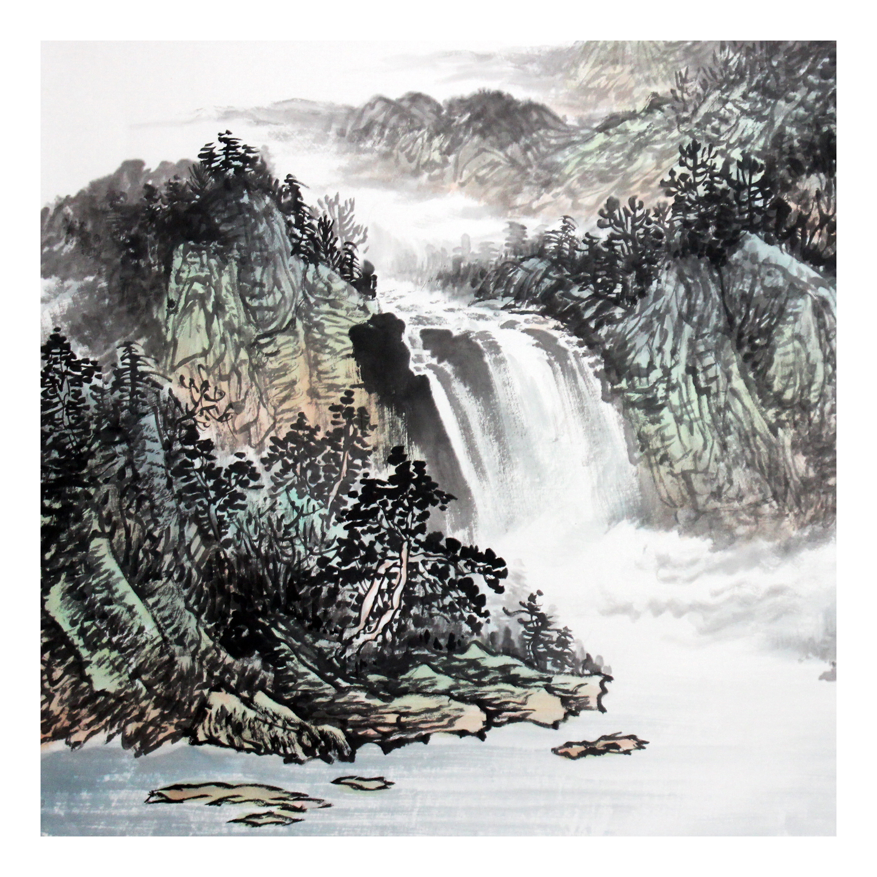 邢亚峰《山静松声远》山东省美协会员