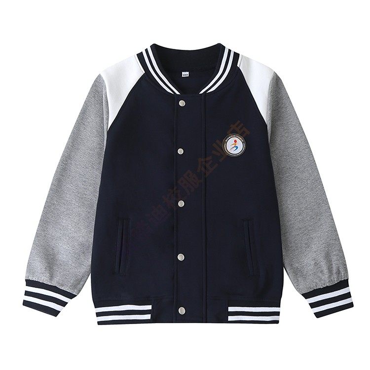校服套装英伦风拉链金属扣南京浦口浦园路分校棒球服—校服/校服定制