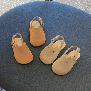 春夏季新款宝宝鞋子女童勃肯单鞋卡皮巴拉幼童学步鞋软底婴儿鞋子