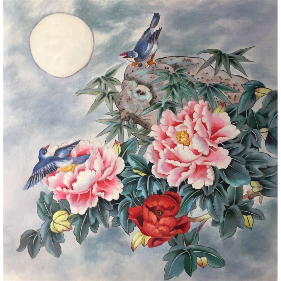 黄志灵 《花好月圆》超写实力派画家