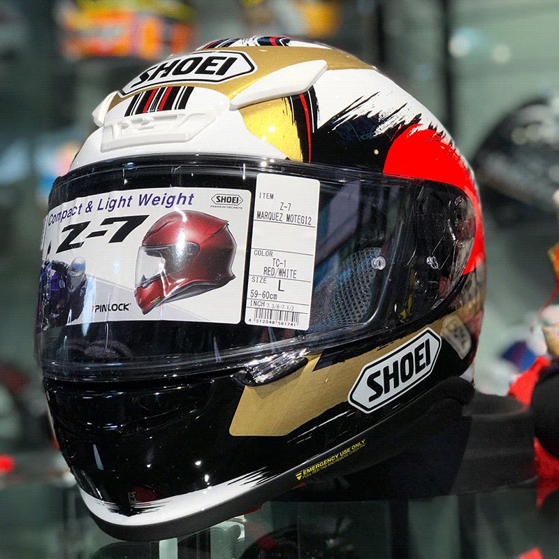 中豪豹日本原装进口shoei z7招财猫摩托车头盔男赛车全盔轻量化