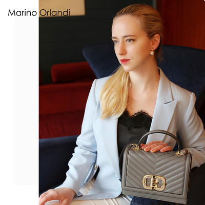 【马连奴奥兰迪】镶钻金属小方包