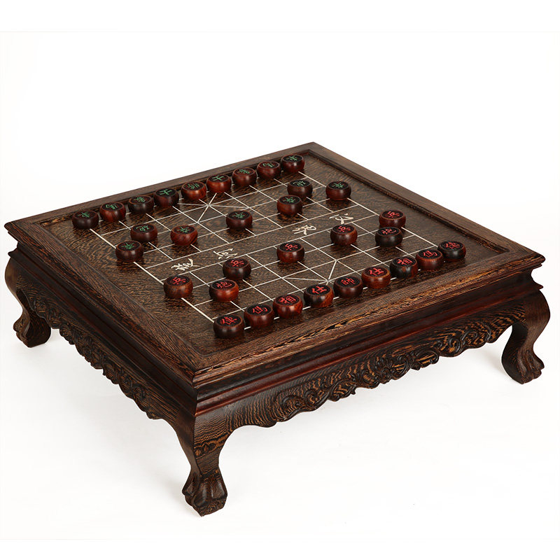 红木两用象棋桌围棋盘实木花梨刺猬紫檀多功能飘窗桌子茶炕几套装