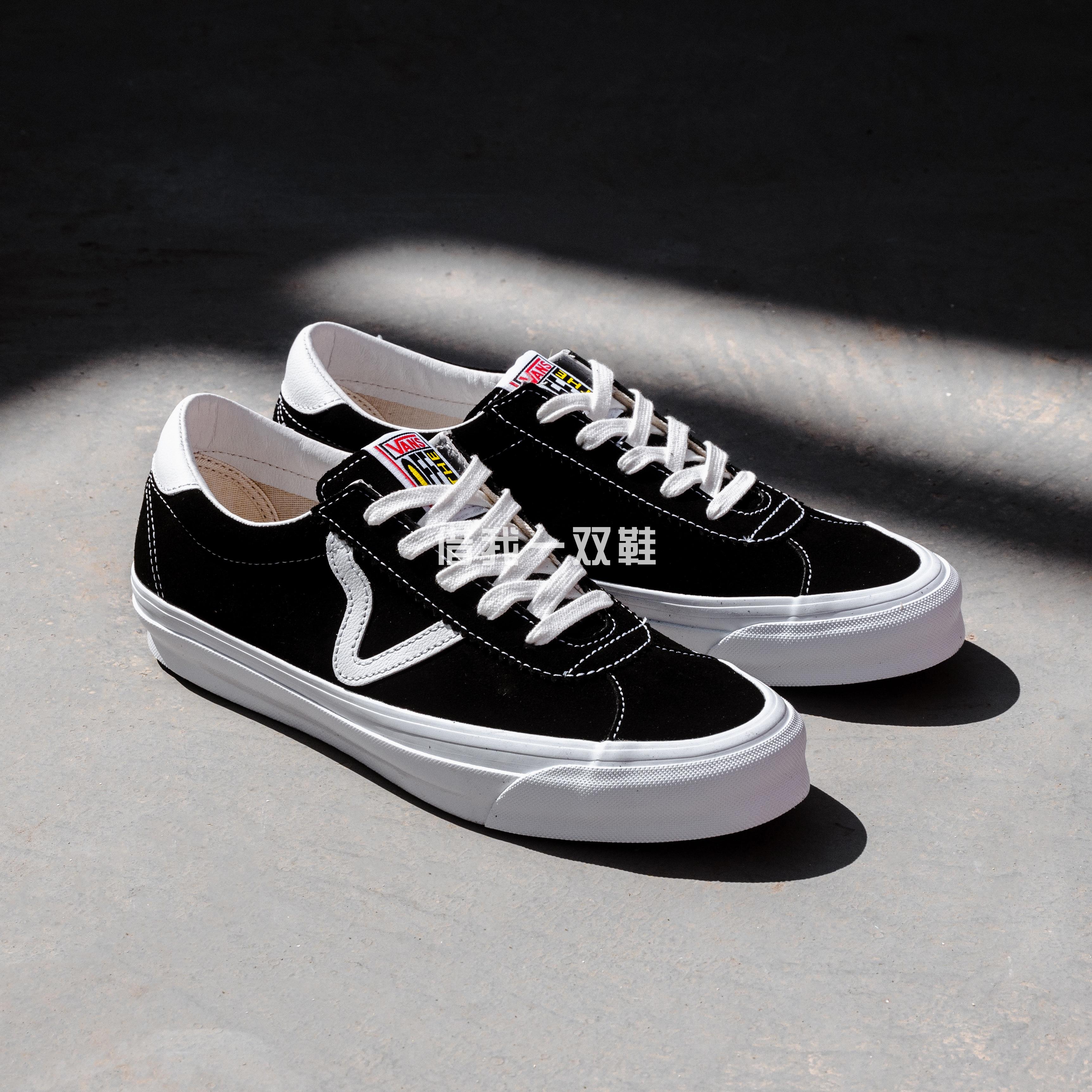 vans vault og epoch lx高端支线22ss经典黑色麂皮男女低帮板鞋