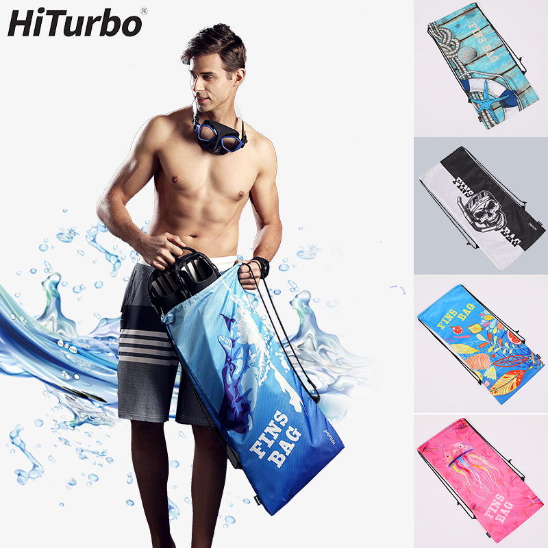 Hiturbo收纳袋背户外运动浮潜水游泳双肩包单便携旅行装备脚蹼|msdalam kategori beg sukan/pakej luar/Fitting, Backpack - dari Buy2taobao.com untuk memberikan perkhidmatan ejen Taobao profesional membeli