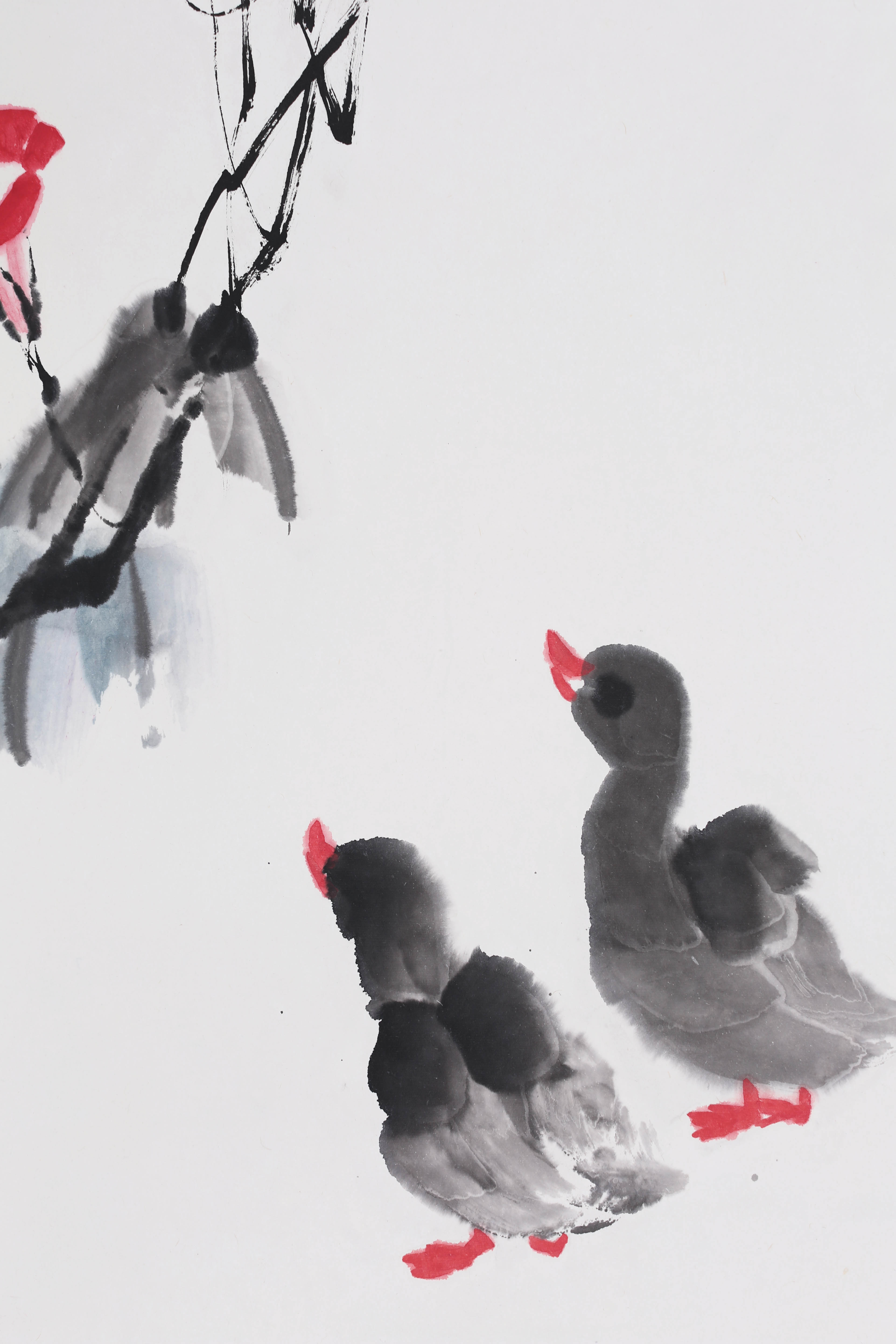 娄师白 (款)《小鸭》 al0123