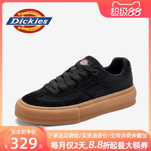 Dickies德训鞋男款2025新款夏季透气黑色鞋子男鞋板鞋男士休闲鞋