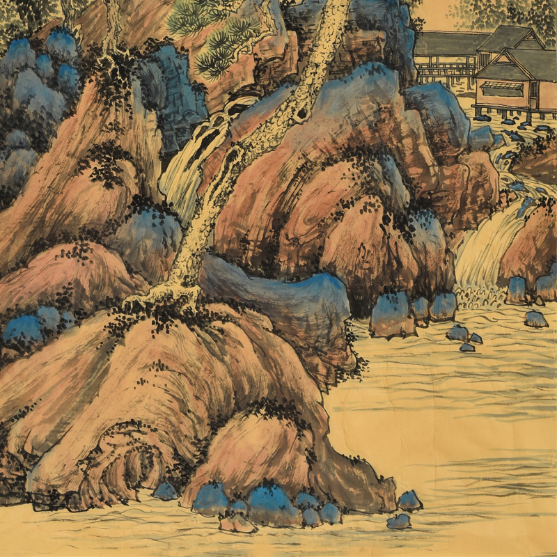 王亚校《烟溪云岫》当代实力山水画家