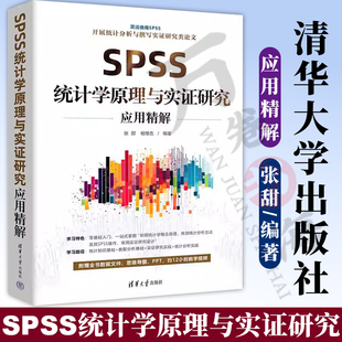 【官方正版新书】 SPSS统计学原理与实证研究应用精解 张甜，杨维忠 清华大学出版社 统计分析－软件包