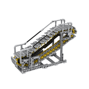 兼容乐高积木电动齿轮工程机械组模型科技教育拼装电动扶梯GBC