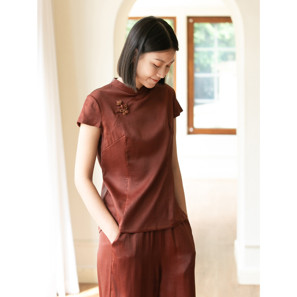 蚕素香云纱女装上衣