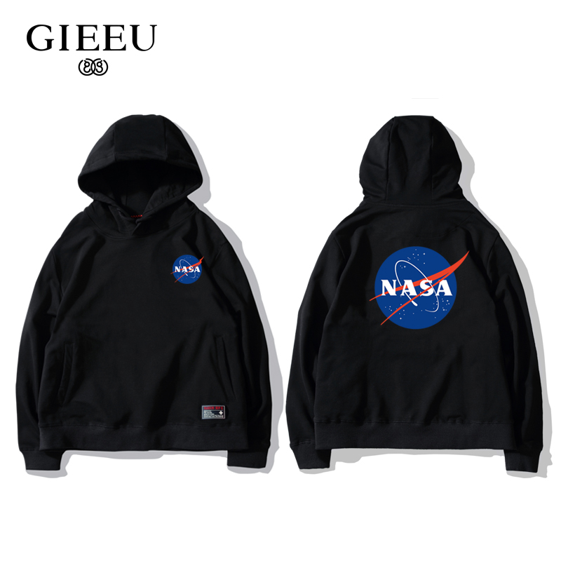 2021春秋新款nasa联名男连帽女外套