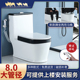 蹲坐两用二合一黑色马桶可蹲可坐一体座坐便器坐改蹲便器双用坐厕