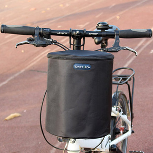 2021新款电动自行车前车筐车篮帆布 折叠车篓前置挂篮单车菜篮子