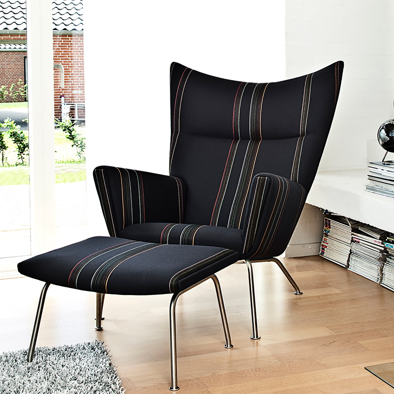 川至悦来 Carl Hansen & Son Wing Chair J.Wegner CH445 躺椅