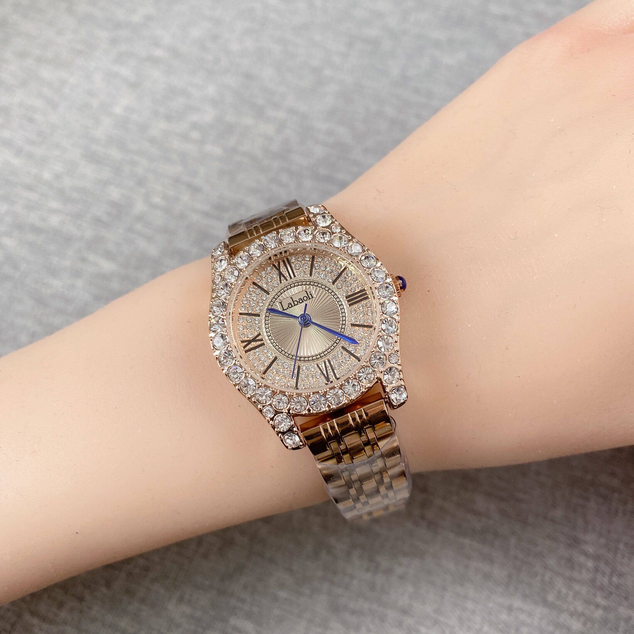 拉宝丽抖音轻奢梦幻闪耀款小众女表女士正品高端满钻手表