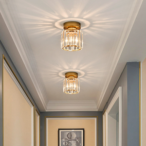 个性过道灯走廊灯吸顶灯水晶图片