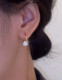 韩国设计感小众耳扣高级感精致锆石耳环气质网红轻奢时尚百搭耳钉