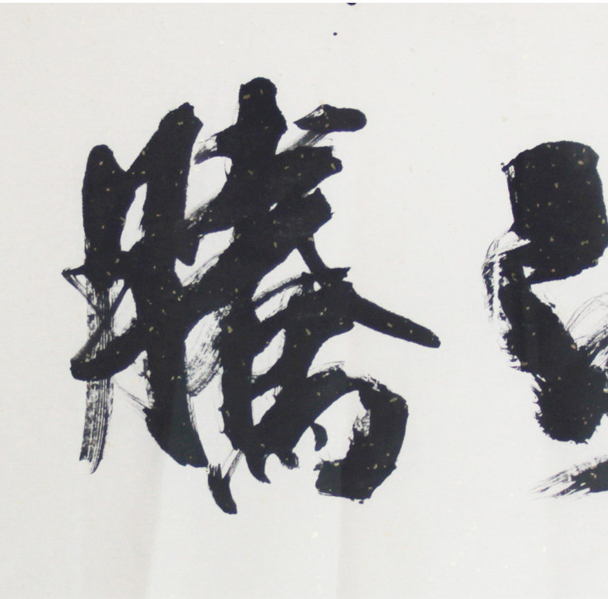 张龙 墨海腾波 纸本镜片