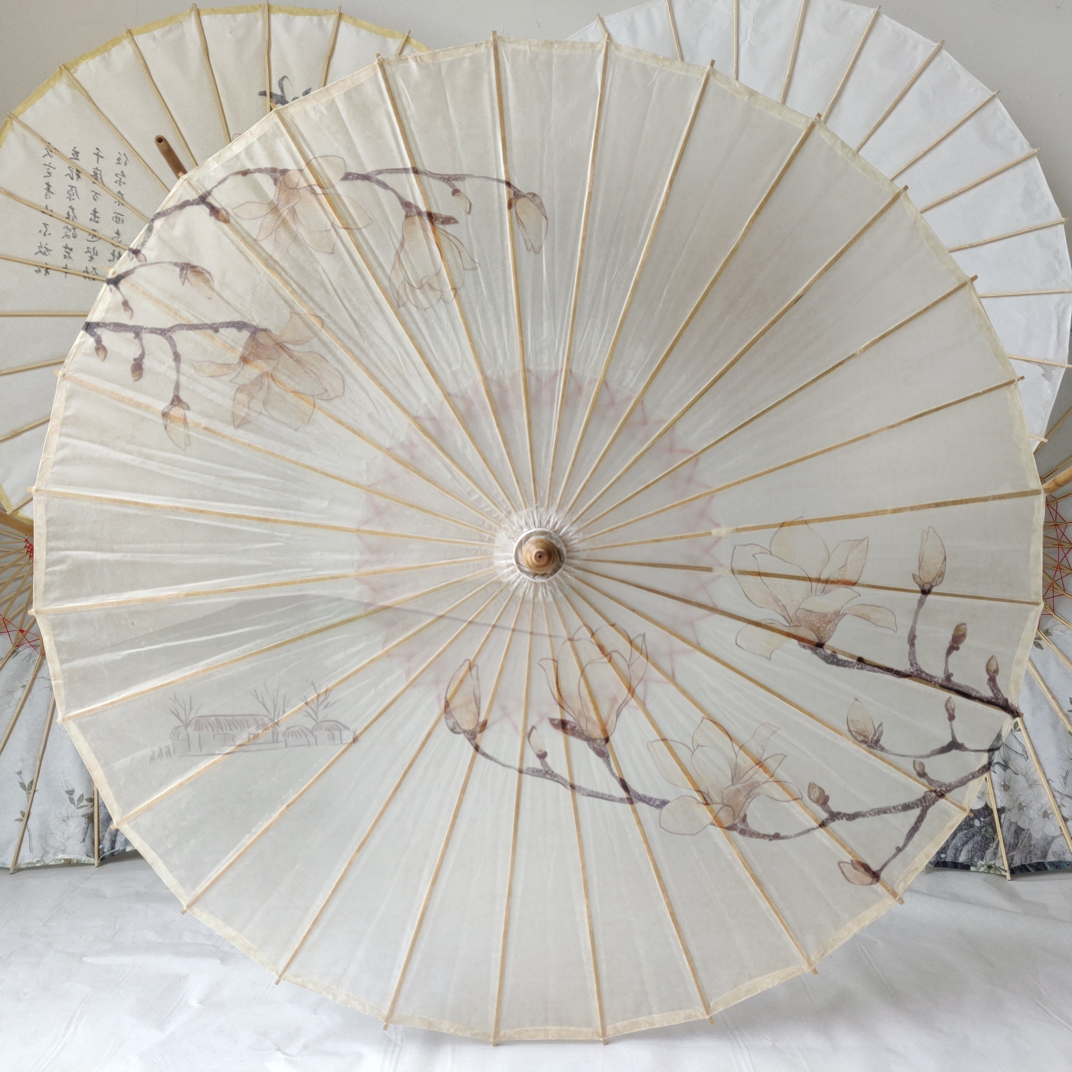 油纸伞装饰中国风防雨防晒实用舞蹈道具旗袍走秀古风婚礼复古汉服