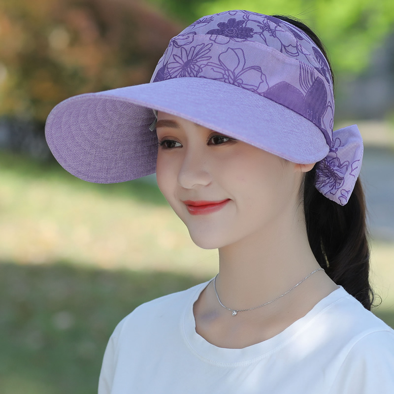 2024年新款凉帽女士遮脸帽子太阳帽遮阳帽夏季空顶防晒帽防紫外线