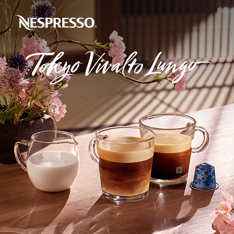 NESPRESSO雀巢胶囊咖啡 东京大杯 瑞士进口意式浓缩黑咖啡10颗装