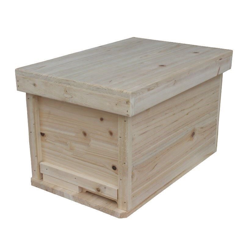 蜜蜂箱全套养蜂工具杉木组装好蜂桶诱蜂箱蜂巢中蜂箱