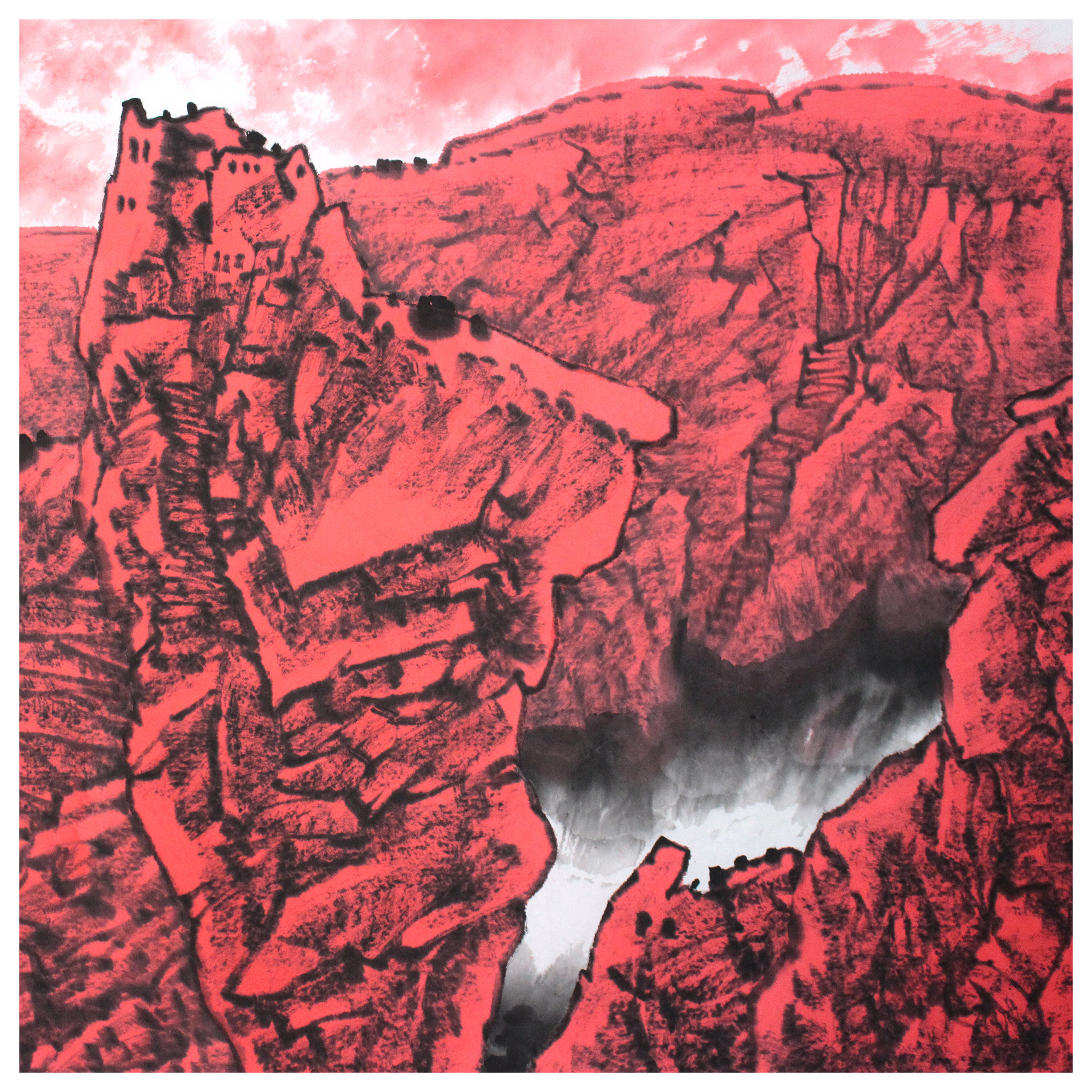 周尊圣《天山红》