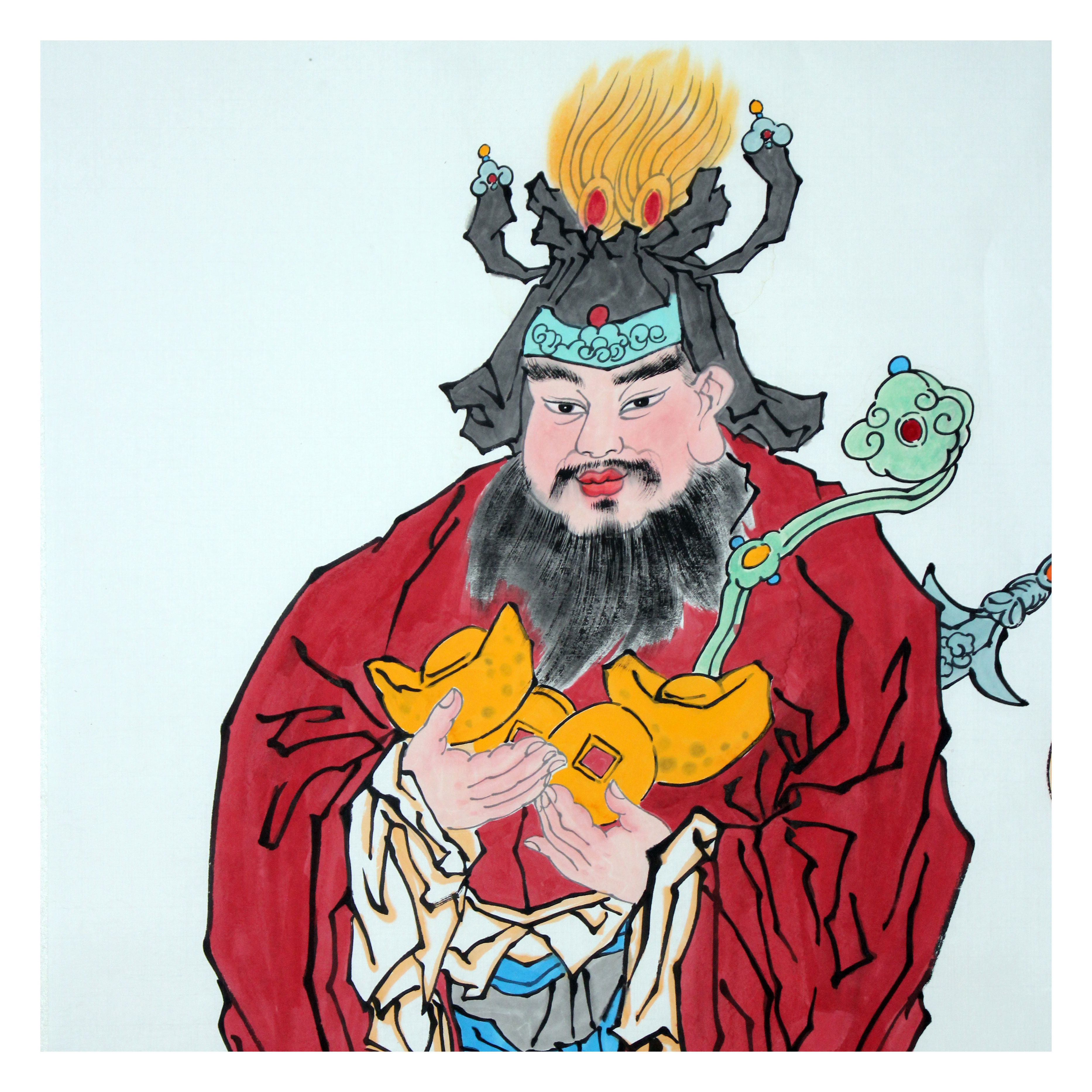 付庆武《赵公元帅造像》国家一级美术师