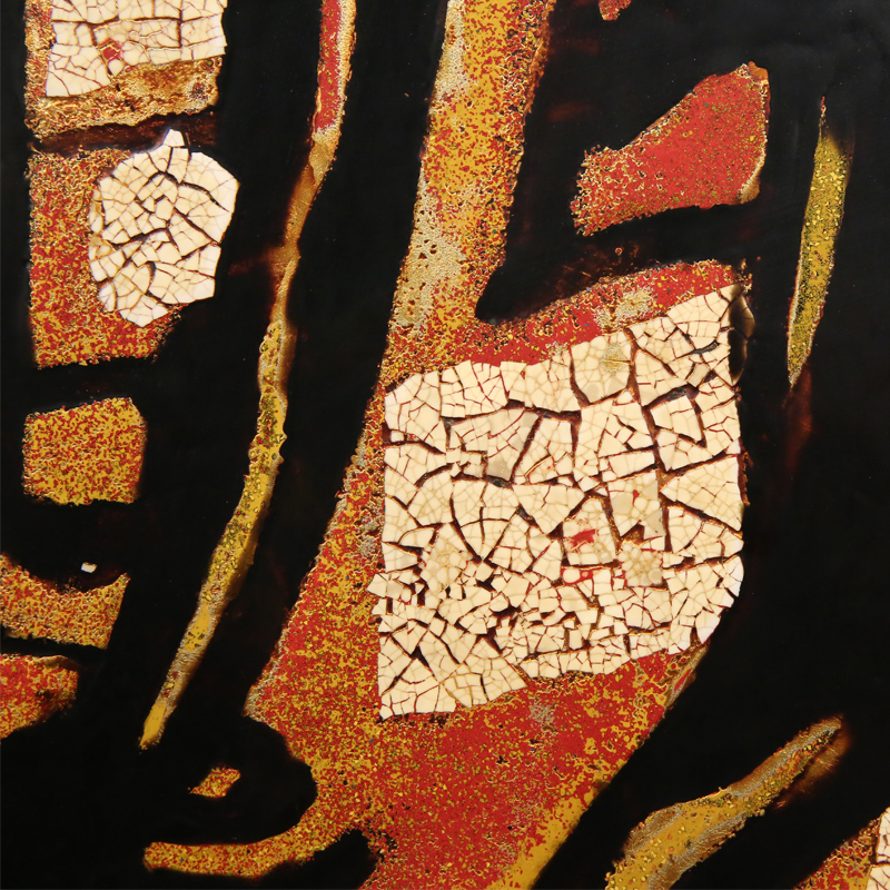 漆画 郭凤群《无题》天然大漆 传统工艺