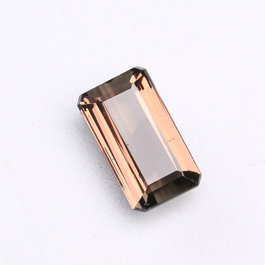 4.18ct 贵宾褐色碧玺戒面 切工极佳 收藏款
