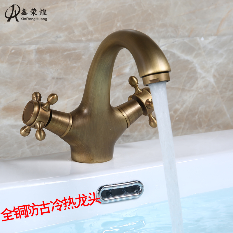 面盆水龙头冷热单孔纯铜