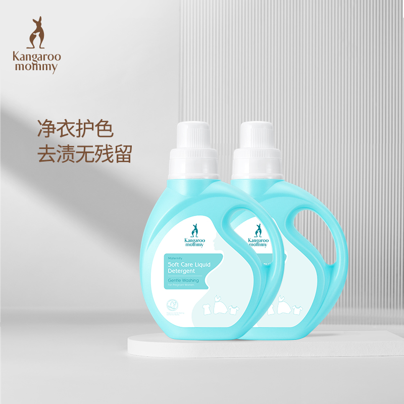 袋鼠妈妈孕妇洗衣液孕期专用温和亲肤深层洁净家庭2支装1.1kg/瓶|ruв категории Всё для беременных и кормящих, материнского ухода за кожей/шампунь/устранение морщины, другие - от Buy2taobao.com для оказания профессиональной услуги покупки агента Taobao