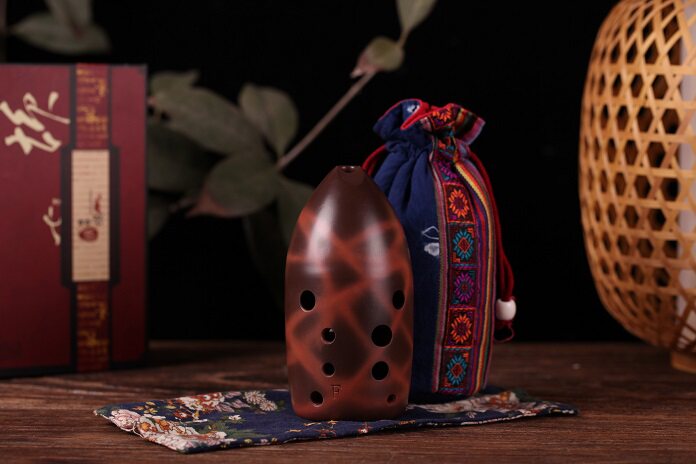 【正品】七星埙10孔熏烧低音5到笔筒