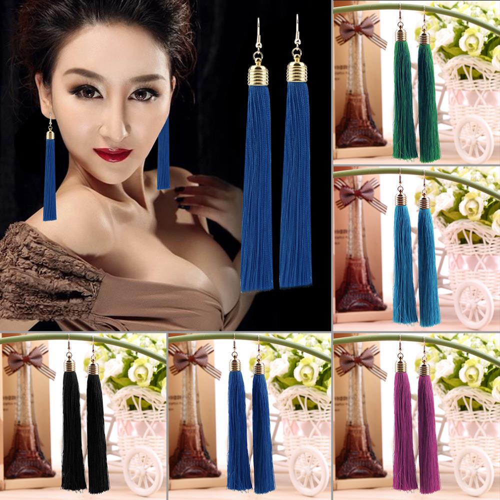 1 Pair Women Fashion Vintage Silk Yarn Long Tassel Fringe Da|ruв категории основы строительных материалов, других основных строительных материалов, базовых материалов, - от Buy2taobao.com для оказания профессиональной услуги покупки агента Taobao