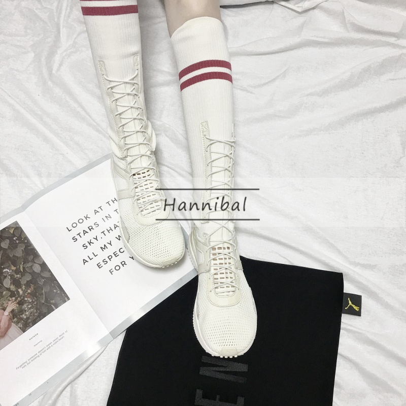 彪马Puma x Fenty Trainer hi白红黑色高帮长筒袜套女鞋190937|ruв категории спортивные туфли new, кроссовки - от Buy2taobao.com для оказания профессиональной услуги покупки агента Taobao