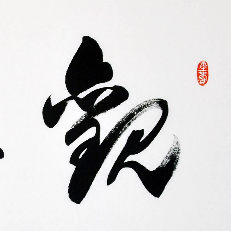 张文《观海听涛》