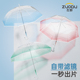 左都水母透明长柄雨伞爱你女生高颜值小清新拒水加厚加大号双人伞