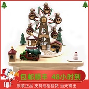 Taiwan jeancard Christmas market Ferris wheel music box music box New Year's birthday Sen live gift still wood fun