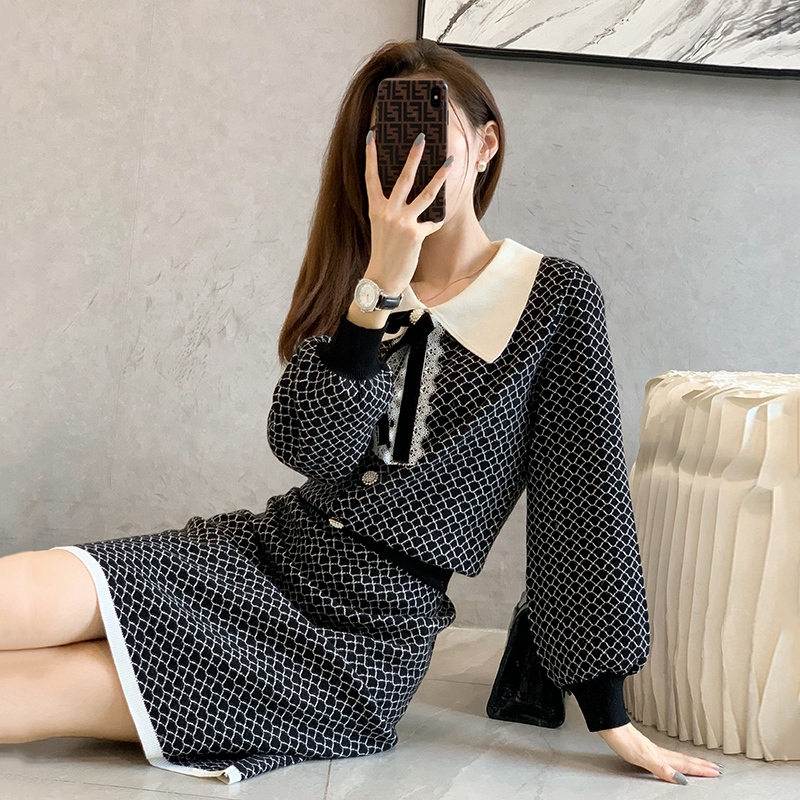 冬季裙子女两件套