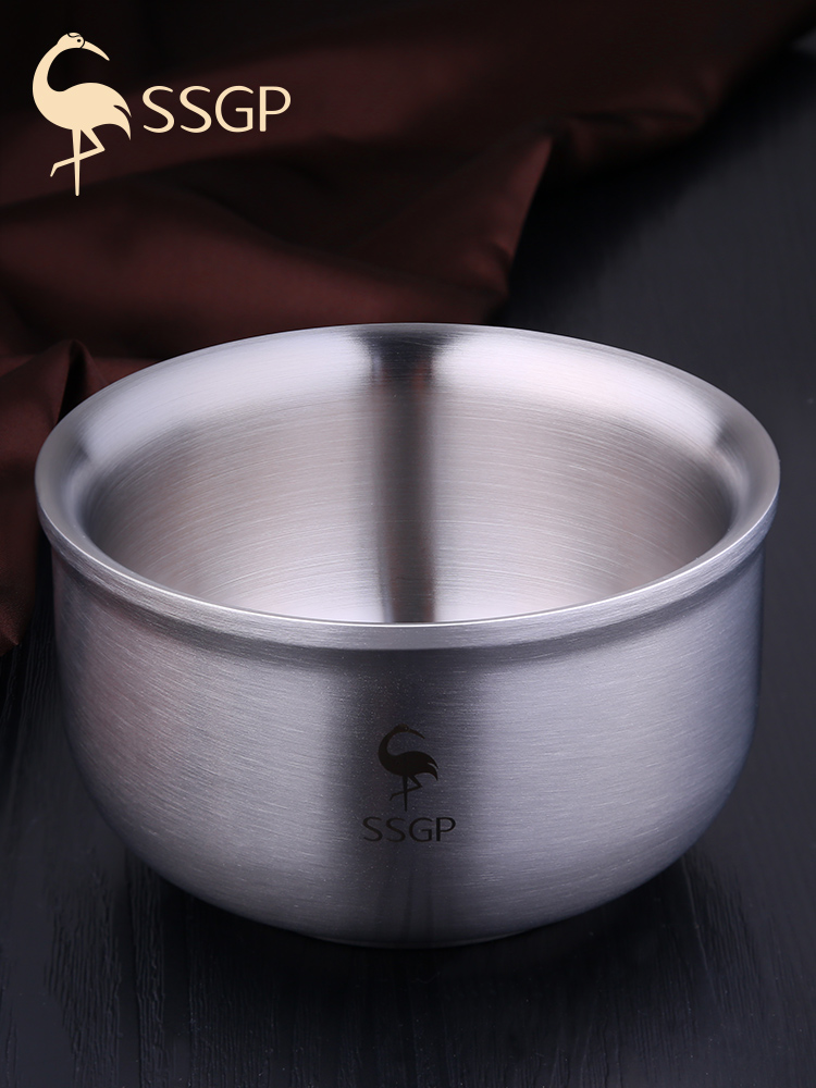SSGP Three or four steel 304 Stainless steel bowl children double-deck heat insulation adult household thickening Rice bowl Soup bowlin the Tableware , Tableware , Bowl category - from Buy2taobao.com to provide professional Taobao agent buy service