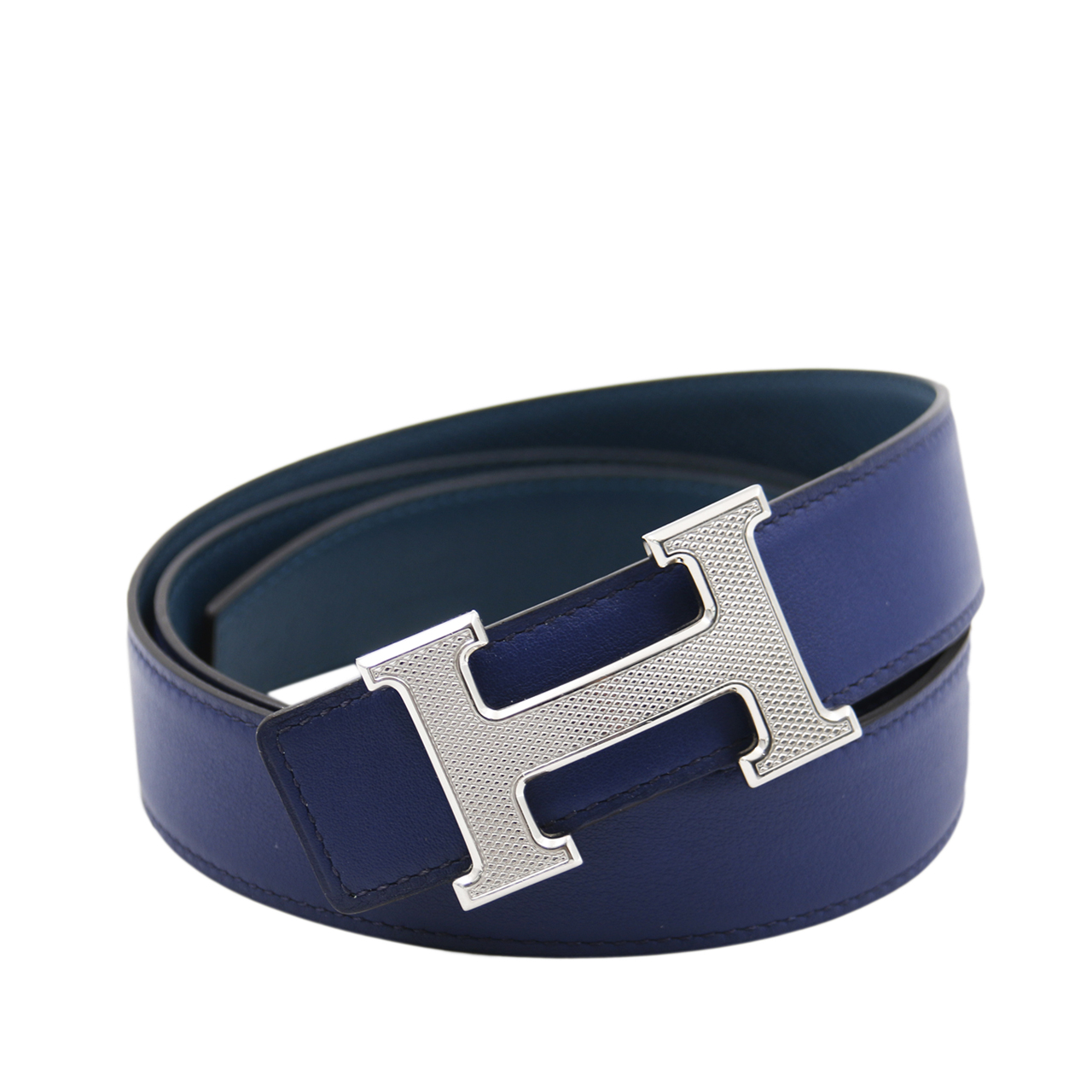 [9.5新]爱马仕hermes中性腰带牛皮h形扣腰带95码