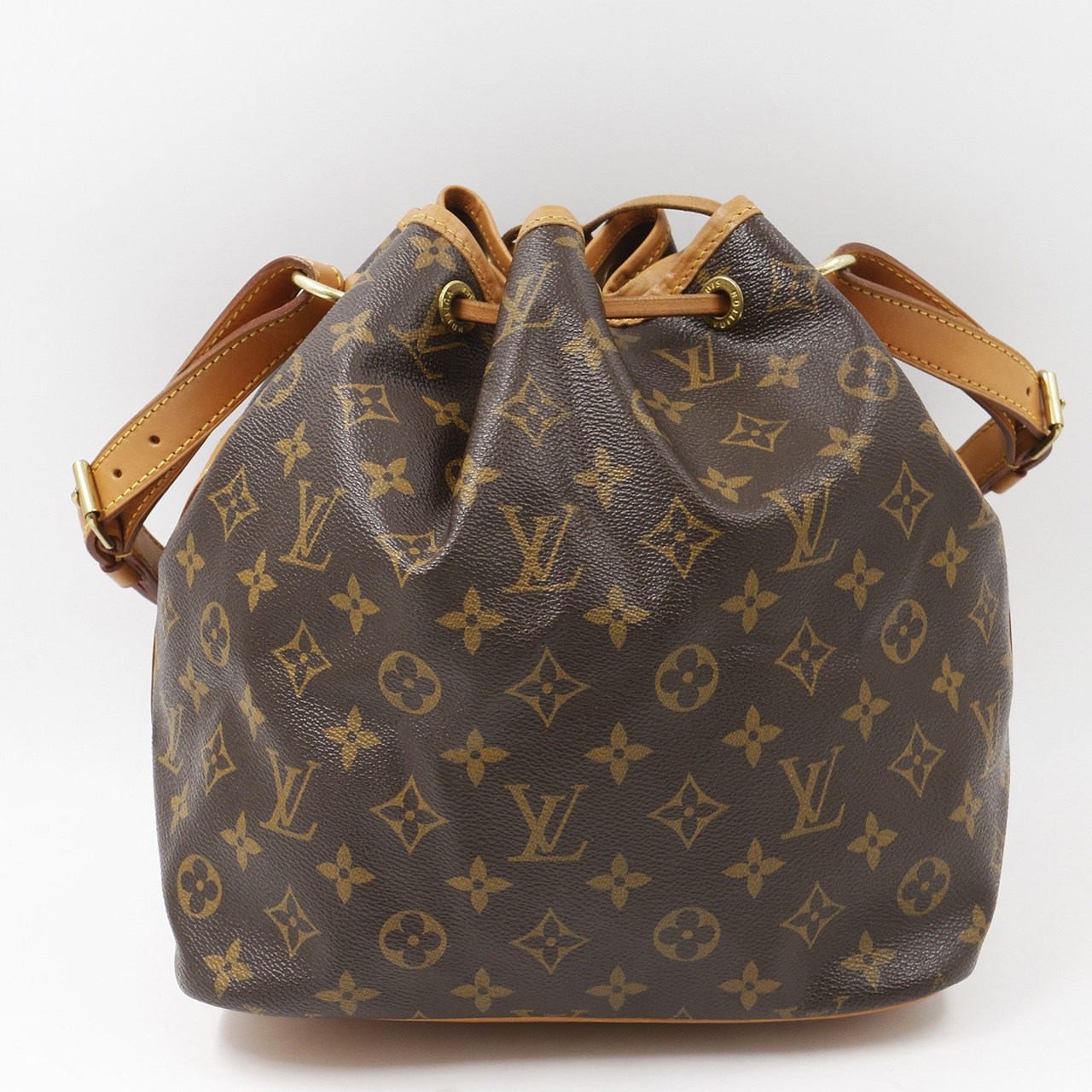 [9.0新]路易威登lv女士单肩包经典老花monogram帆布水桶包