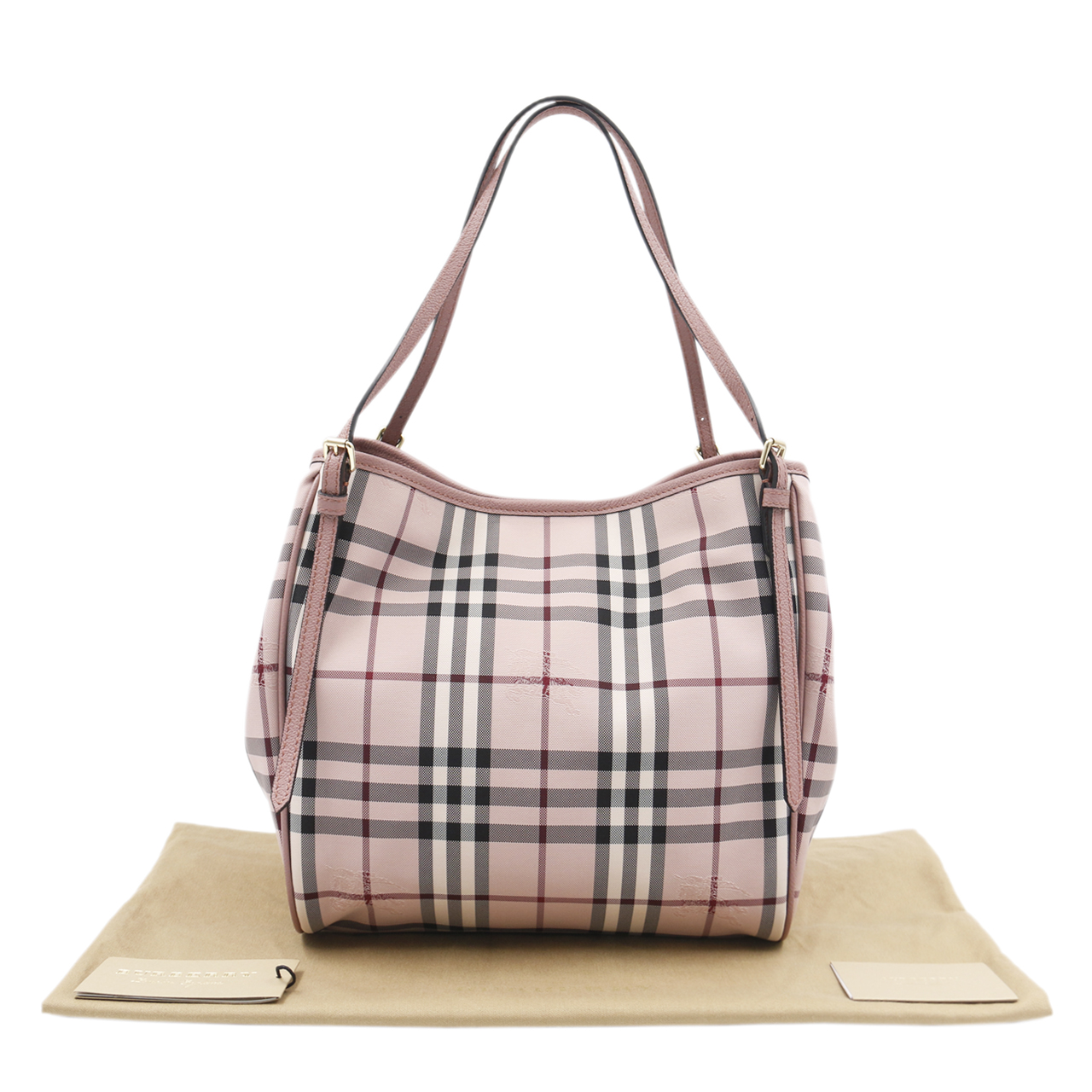 [9.9新]博柏利burberry女士手提包中号horseferry格纹凯特可肩背